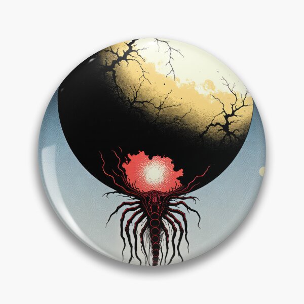 Item preview, Cosmic Screaming Face Nebula Spaceship Horror designed and sold by AnalogCosmos.
