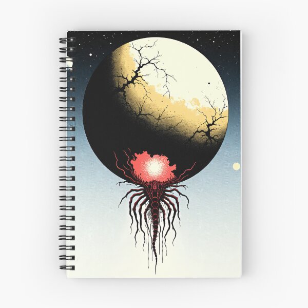 Item preview, Cosmic Screaming Face Nebula Spaceship Horror designed and sold by AnalogCosmos.
