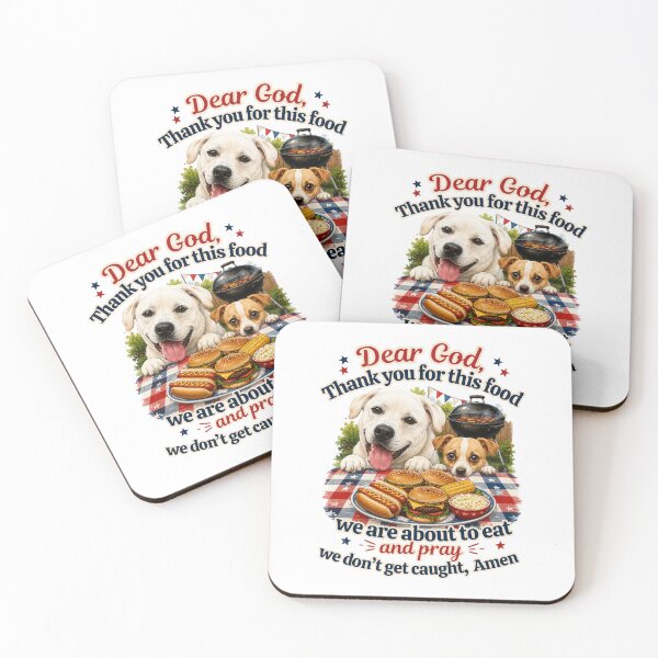 Item preview, Picnic Prayer - Dogs designed and sold by MoonglowGraphic.