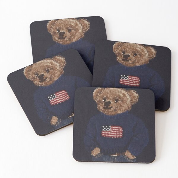 Item preview, American Bear Vintage Wildlife Design – Patriotic USA Grizzly Art designed and sold by Baymang.