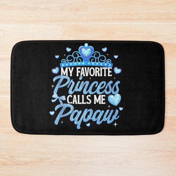 Item preview, My Favorite Princess Calls Me Papaw Blue Glitter Tiara Father Gift designed and sold by LittleNhutton.