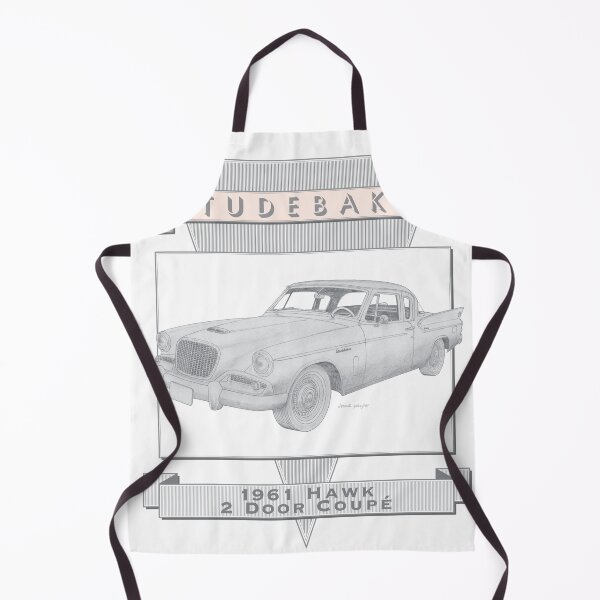 Item preview, Studebaker Hawk 1961 2 Door Coupé Hand-drawn designed and sold by Classic Car Art Drawings.