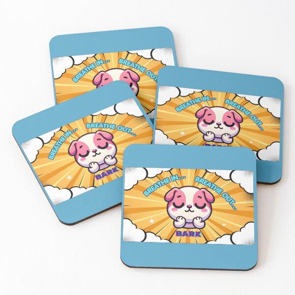 Item preview, Breathe In… Breathe Out… Bark — Calm Pink Bulldog Emote designed and sold by Feliciano3.