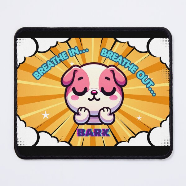 Item preview, Breathe In… Breathe Out… Bark — Calm Pink Bulldog Emote designed and sold by Feliciano3.