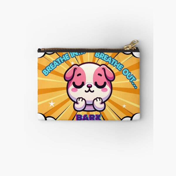 Item preview, Breathe In… Breathe Out… Bark — Calm Pink Bulldog Emote designed and sold by Feliciano3.