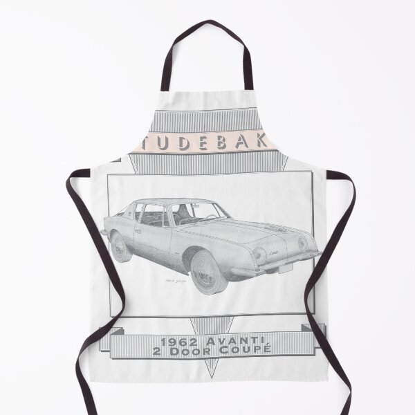 Item preview, Studebaker Avanti 1962 2 Door Coupé Hand-drawn designed and sold by Classic Car Art Drawings.