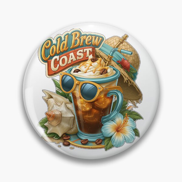 Artikelvorschau, Cold Brew Coast Beach Eiskaffee entworfen und verkauft von Marcikart.