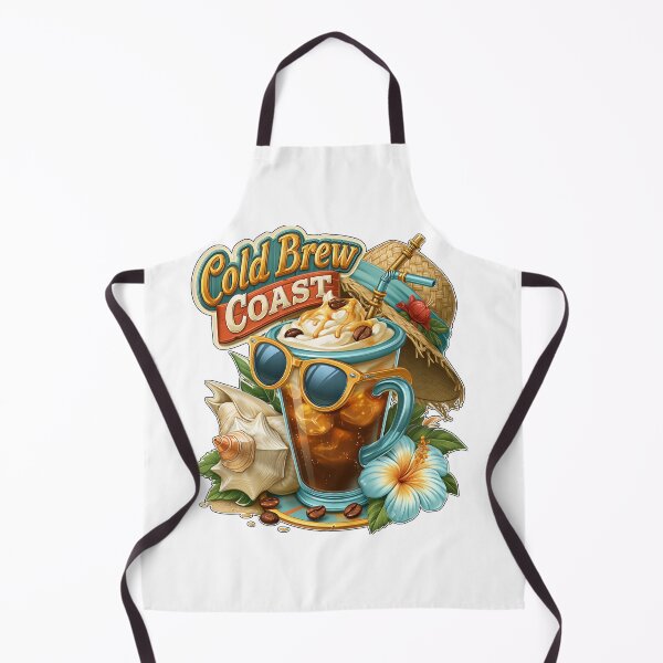 Item preview, Cold Brew Coast Beach Iced Coffee designed and sold by Marcikart.