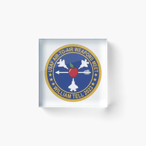 Item preview, USAF Air-to-Air Weapons Meet "William Tell 2023" Emblem designed and sold by CharlieDesings.