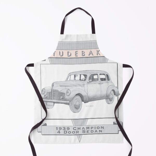 Item preview, Studebaker Champion 1939 4 Door Sedan Hand-drawn designed and sold by Classic Car Art Drawings.