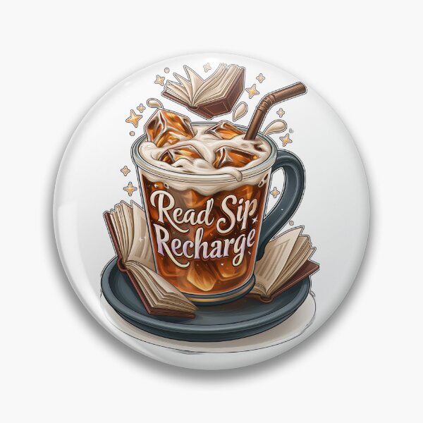 Item preview, Read Sip Recharge Iced Coffee And Books designed and sold by Marcikart.