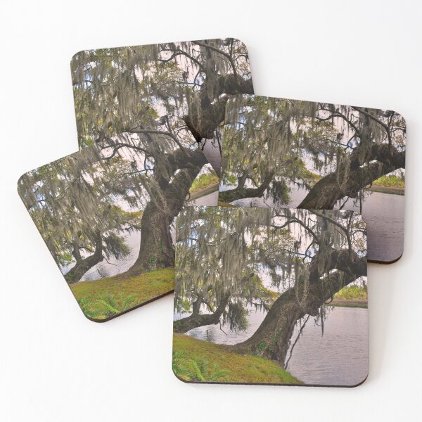 Item preview, Two Oak Trees Hanging Out By The River designed and sold by LisaWootenPhoto.