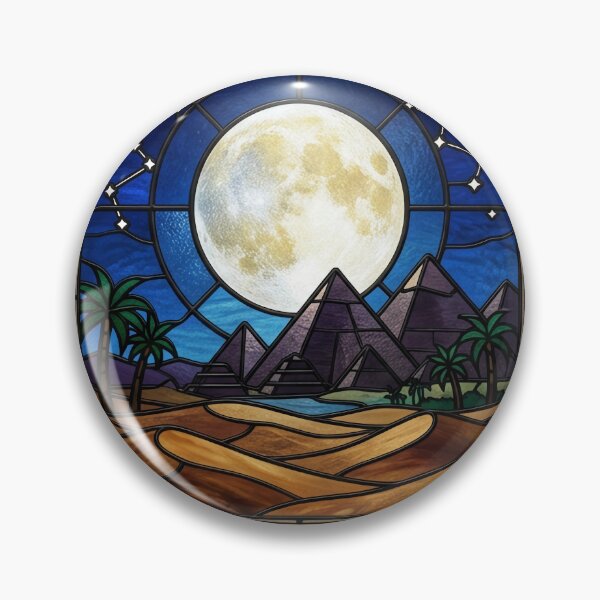 Item preview, Desertum Prophetiae Stained Glass Moon designed and sold by PerfectTerrible.