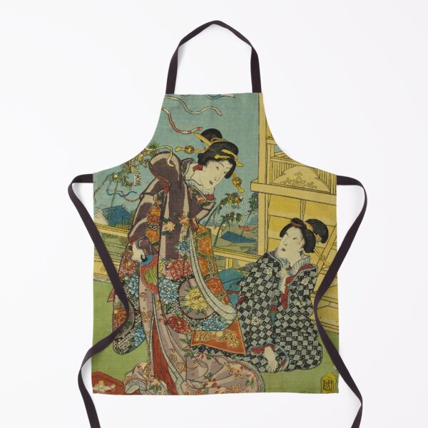 Item preview, Tanabata Celebration from the Genji Seasonal Festival Series – Ukiyo-e Print designed and sold by vekotpu.