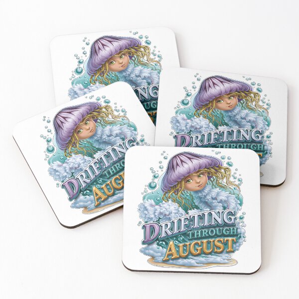 Item preview, Drifting Through August Ocean Jellyfish Girl designed and sold by Marcikart.