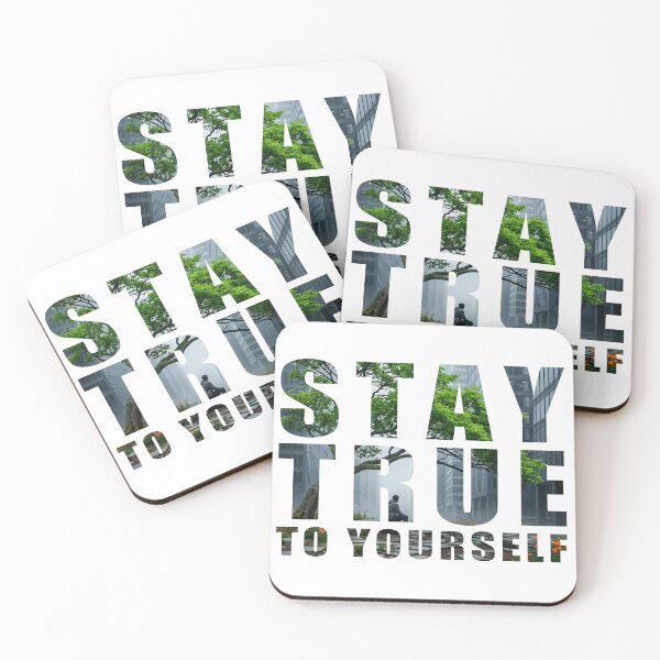 Item preview, Stay True To Yourself Urban Typography Art designed and sold by Osmose-Studio.