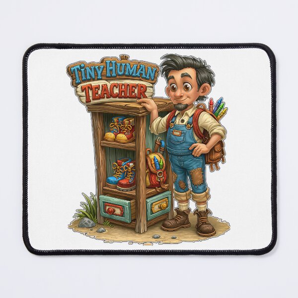 Item preview, Tiny Human Teacher Funny Educator Graphic designed and sold by Marcikart.