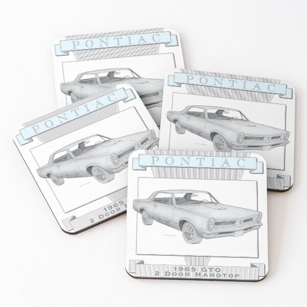 Item preview, Pontiac GTO 1965 2 Door Hardtop Hand-drawn designed and sold by Classic Car Art Drawings.