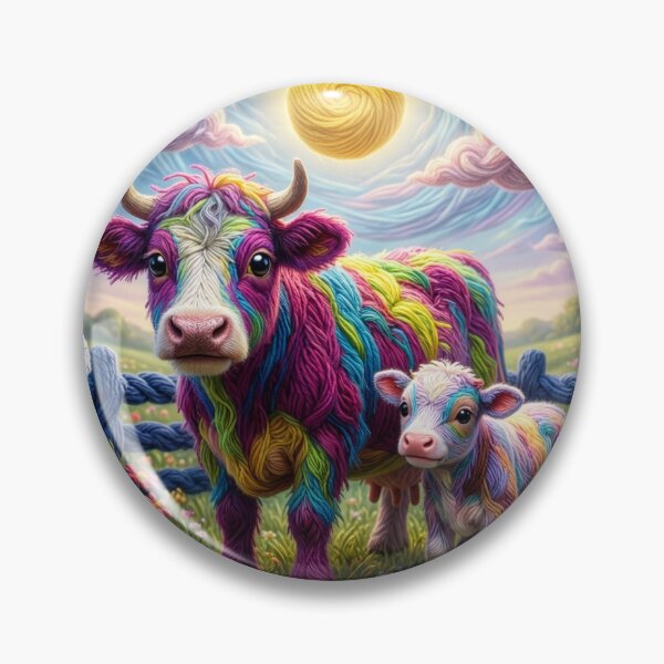 Item preview, Yarn Cow and Her Yarn Calf  designed and sold by Tridentulus.