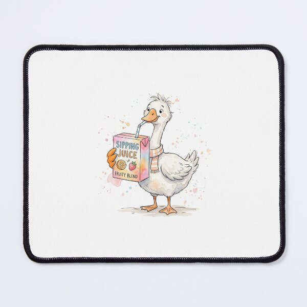 Item preview, Pastel Watercolor Goose Juice Box designed and sold by DuckOddity.