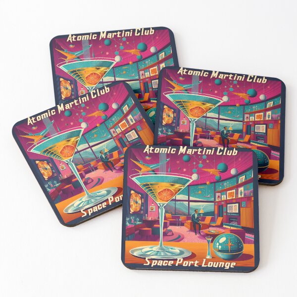 Item preview, Atomic Martini Club Space Port Lounge designed and sold by Lee Hiller Designs.