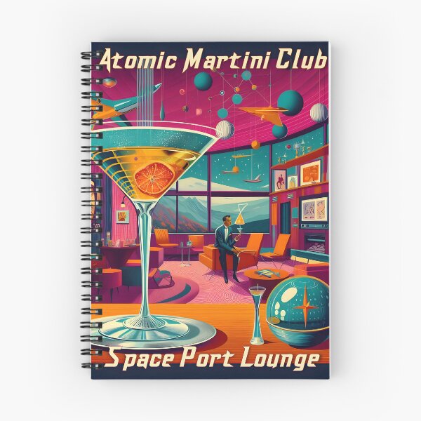 Item preview, Atomic Martini Club Space Port Lounge designed and sold by Lee Hiller Designs.