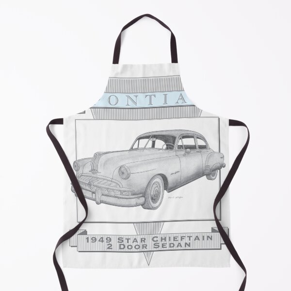 Item preview, Pontiac Star Chieftain 1949 2 Door Sedan Hand-drawn designed and sold by Classic Car Art Drawings.