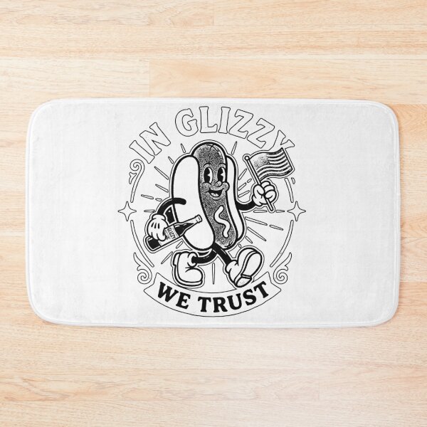 Item preview, In Glizzy We Trust Funny Hot Dog American Flag Retro Cartoon  designed and sold by graphixpolash.