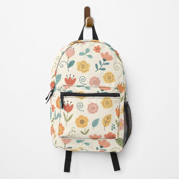 Item preview, Whimsical Pastel Warm Floral Pattern designed and sold by VelloomStore.