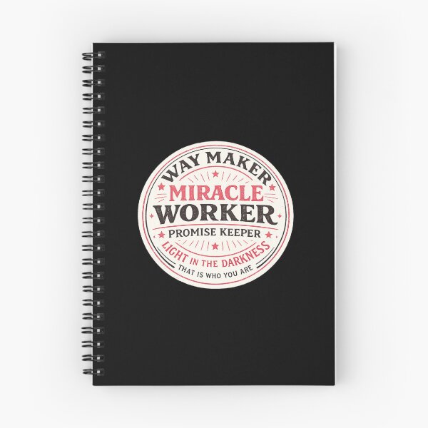 Item preview, Way Maker Miracle Worker Promise Keeper Christian Typography designed and sold by AMICO77.