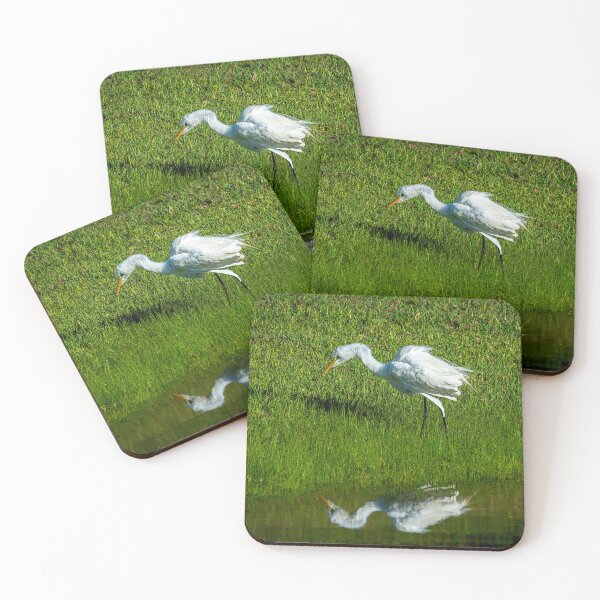 Item preview, Great Egret Decides to "Shake It Off" designed and sold by Pondside-Pics.