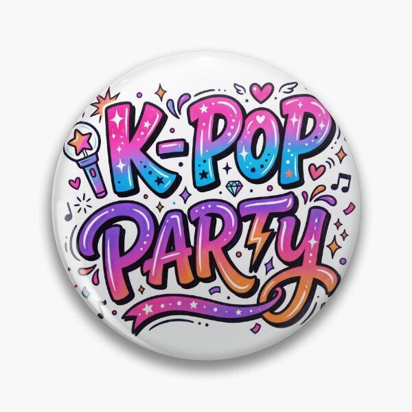 Item preview, K-Pop Party Colorful Cute Music Graphic Design designed and sold by Olhapro.