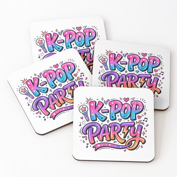Item preview, K-Pop Party Colorful Cute Music Graphic Design designed and sold by Olhapro.