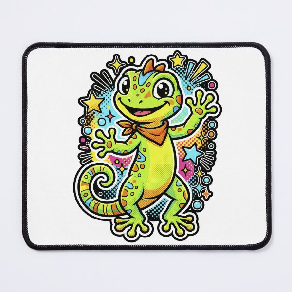 Item preview, Cheerful and energetic gecko designed and sold by LOVEARTDESIGN.