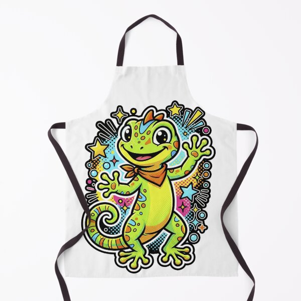 Item preview, Cheerful and energetic gecko designed and sold by LOVEARTDESIGN.