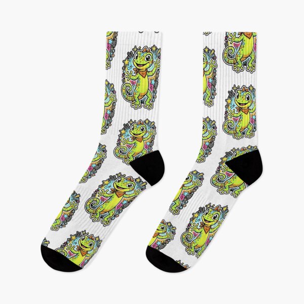 Item preview, Cheerful and energetic gecko designed and sold by LOVEARTDESIGN.