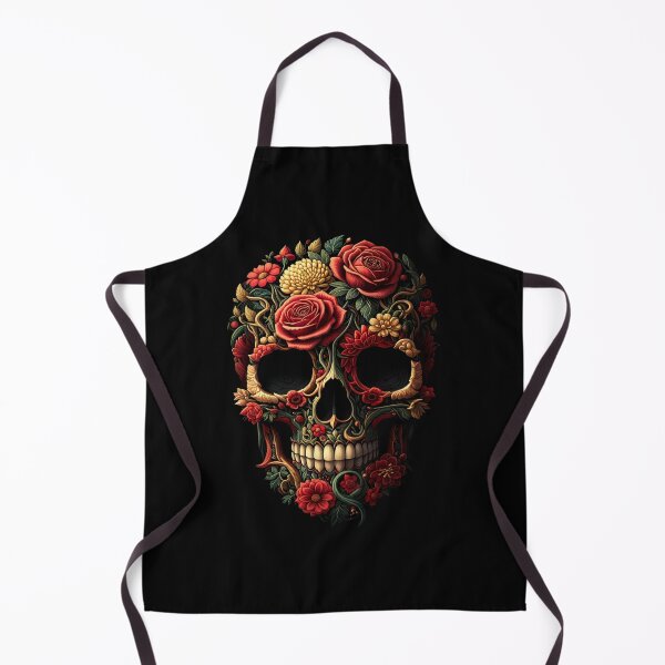 Item preview, Floral Sugar Skull Day of the Dead Art designed and sold by XDesignStudio.
