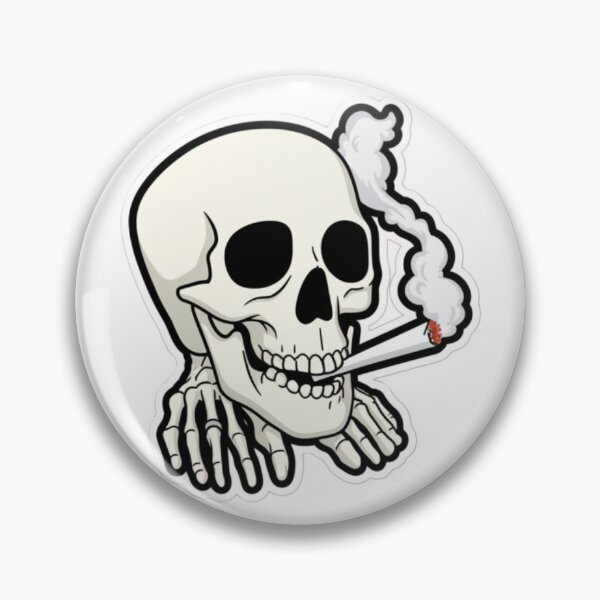 Item preview, Smoking Skull With Feet designed and sold by GrudleBay.