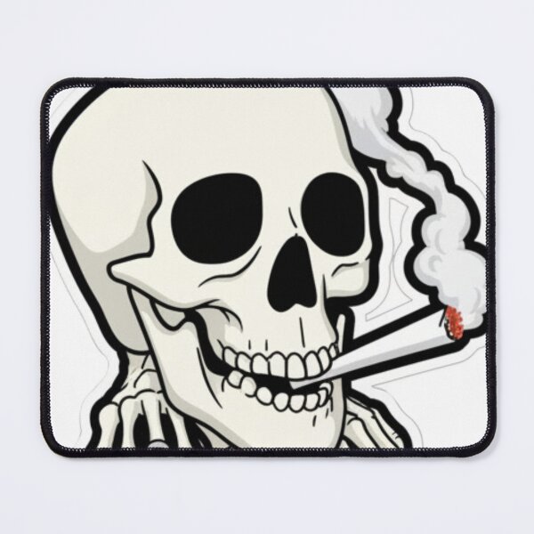 Item preview, Smoking Skull With Feet designed and sold by GrudleBay.