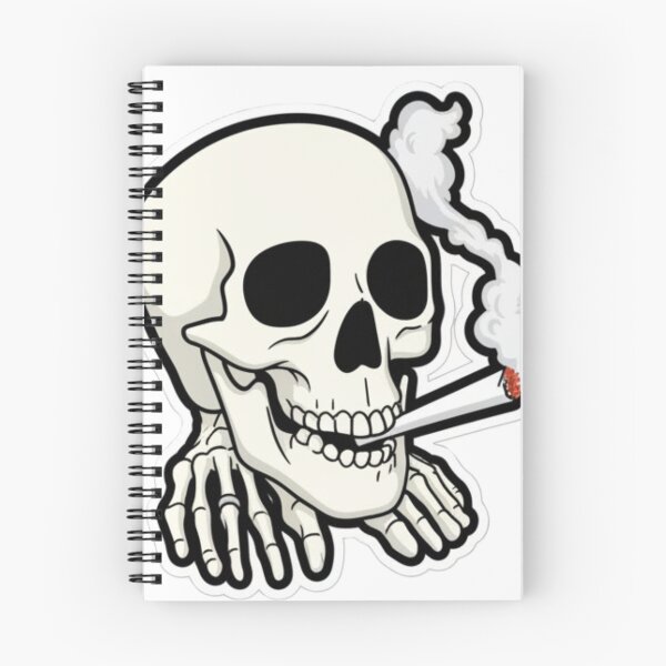 Item preview, Smoking Skull With Feet designed and sold by GrudleBay.