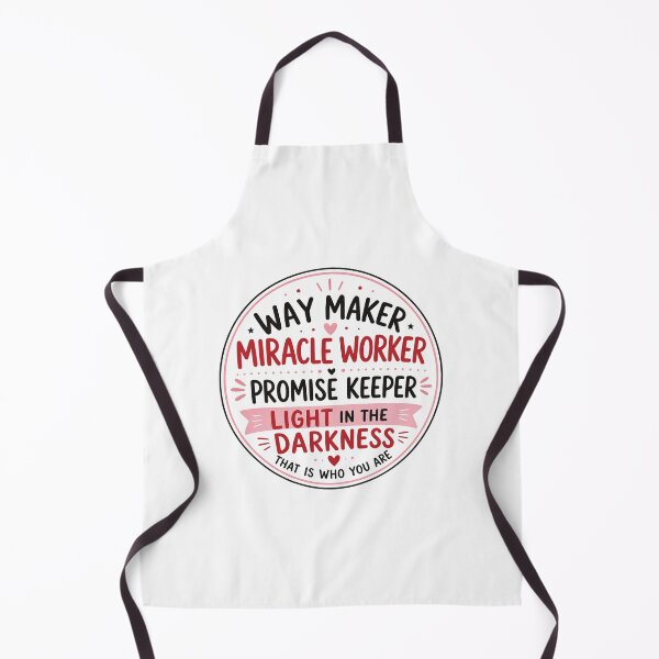 Item preview, Way Maker Miracle Worker Promise Keeper Christian Typography designed and sold by AMICO77.
