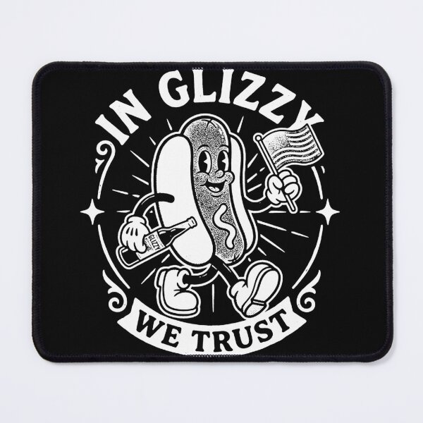 Item preview,  In Glizzy We Trust Funny Hot Dog American Flag Retro Cartoon designed and sold by graphixpolash.