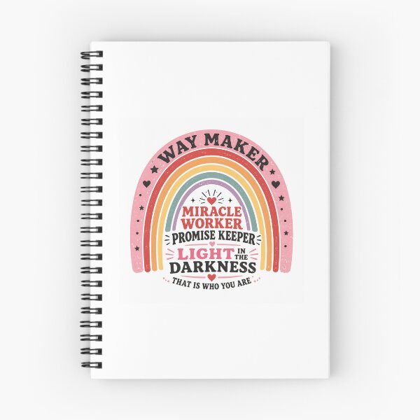 Item preview, Way Maker Miracle Worker Promise Keeper Christian Typography designed and sold by AMICO77.