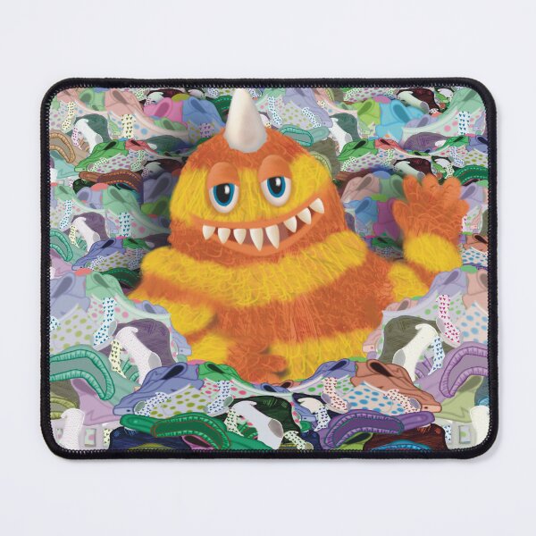 Item preview, Funny Cute Laundry Pile Monster Art designed and sold by ALGDoodles.