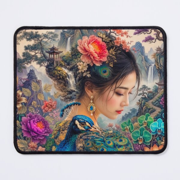 Item preview, Peacock Garden designed and sold by Claudia Bartoli-McKinney.