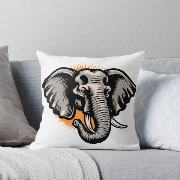 Item preview, Sticker - Decal - Elephant Power – Bold Contrast designed and sold by ForeverPrintsOK.
