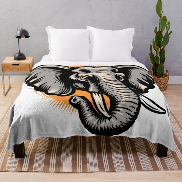 Item preview, Sticker - Decal - Elephant Power – Bold Contrast designed and sold by ForeverPrintsOK.