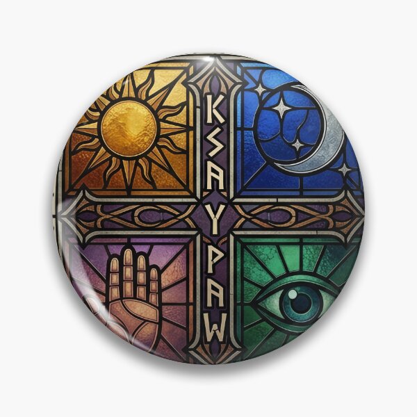 Item preview, Veritas Aeterna Fundamenta Mundi Stained Glass designed and sold by PerfectTerrible.