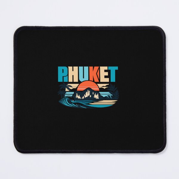 Item preview, Phuket Retro Vintage Travel Shirt designed and sold by SJarts Creative Studio.
