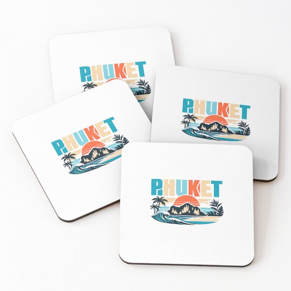 Item preview, Phuket Retro Vintage Travel Shirt designed and sold by SJarts Creative Studio.